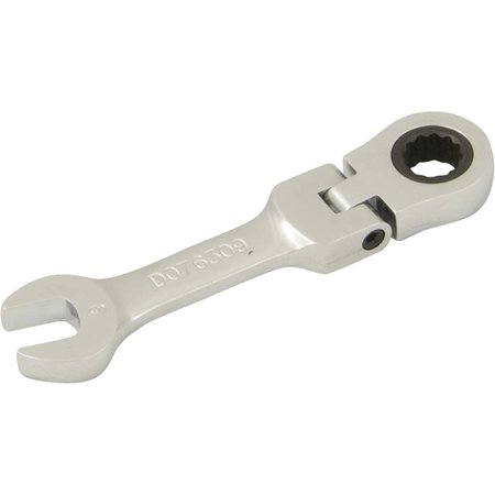 DYNAMIC Tools 9mm Stubby Flex Head Ratcheting Wrench D076309
